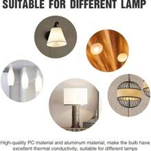 4 PCS A19 Rechargeable Emergency Light Bulbs 4PACK, Home Power Outage Camping Hurricane Battery Powered LED Light Bulb 5000K Daylight E26/E27 12W Equivalent - White - View 7