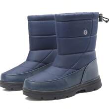 BARFULKER Winter Shoes Men Women Winter Boots Warm Lined Snow Boots Lightweight Hiking Shoes Trekking Shoes Non-Slip Boots Outdoor Boots - 藍色 - 查看 1