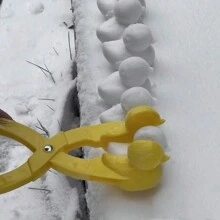 3pcs Snowball Making Tools, Duck, Snowman, Heart Shape, Outdoor Snowball Clip Random Color (3pcs/Set) Birthday Gifts Graduation