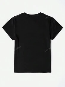 Vestido de estilo camiseta de verano para mujer con cuello redondo y manga corta, con estampado gráfico personalizado de amante de los gatos DJ para festival de música