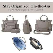 Women's 3-In-1 Convertible Backpack Multiway Travel Bag - SterlingShimmer-Talla única - Ver 6