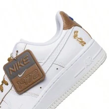 Nike Women's Shoes AF1 Air Force One Fashion Low-Top Shoes Comfortable Outdoor Casual Shoes HF5716-111 - White/Fitness Red - View 6