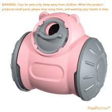 PawPartner Interactive Puzzle Toy For Small And Medium Dogs Provides Mental Stimulation, Slows Down Eating, Fun, Challenging, And Engaging Treat Dispenser For A Healthier Feeding Experience Dog Tumbler Toys Increases Pet IQ Interactive Slow Feeder For Small Medium Dogs Cat Training Balance Car Feeder - Multicolor - View 9