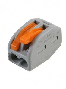 Kit 100 Electrical Connector Splice And Derivation Original 2-Way 3-Way 5-Way And 8-Way - 4mm And 6mm - 2 WAYS 5mm² (250V/32A) - View 1