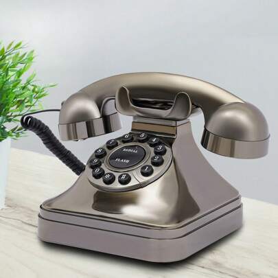 Corded Telephone Vintage Phone For Antique Desktop Office Landline + 3X Cable UK