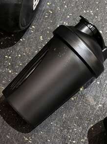 1 pieza Botella agitadora de 400ML con asa clásica, a prueba de fugas, con escala, un pequeño batidor de varilla de acero inoxidable, certificada PP5, apta para lavavajillas, taza de mezcla de proteínas en polvo para deporte y fitness, taza de agua, taza de café, taza de batido grande, con bola de agitación de metal, para mezclar bebidas de proteínas en polvo, botella de agua deportiva, adecuada para gimnasio, escuela, parque infantil, trabajo y otros usos