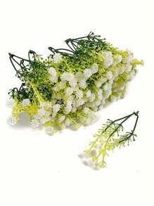 满天星人造花 手工花配件 塑料花束 草花摆件 装饰材料 仿真草 - 彩色 - 查看 1