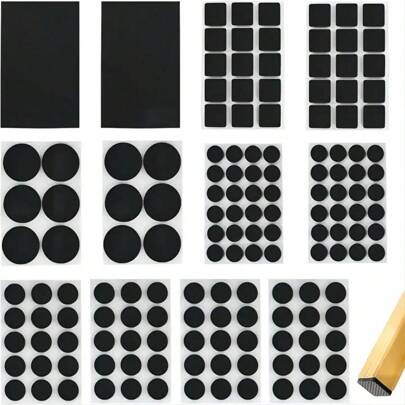 Almofadas de EVA autoadesivas de 5 mm de espessura, amortecedoras de ruído e amortecedoras de choque, protetores de pés de sofá e cadeira