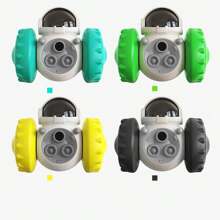 PawPartner 1个宠物翻滚玩具，狗狗零食分配器摇摆喂食器互动玩具，适合中小型犬和各种猫咪，宠物慢食益智球 - 彩色 - 查看 13