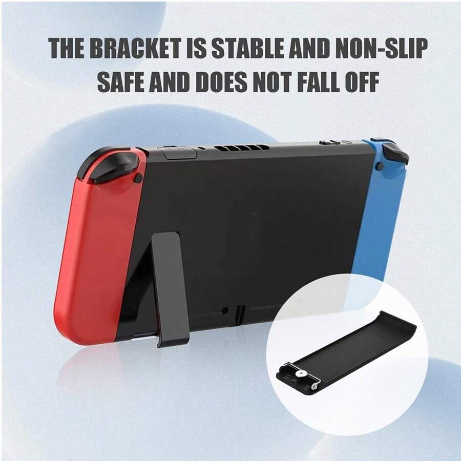 Soporte de repuesto compatible con Switch, soporte posterior de repuesto con Switch (negro)