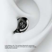 Auriculares in-ear gamer inalámbricos Wireless Earbuds Negro - Negro - Ver 3