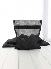 1PC Heavy Mesh Laundry Bag-Protects Clothing From Wrinkles And Stains From Washing Machines-Perfect For Large-Capacity Laundry-Ideal For Laundry And Home Use Toiletry Bag Travel Wash Bag Toiletry Travel Bag Makeup Storage Beach Beach Bag Vacation Holiday Essentials School Supplies Travel Essentials Ladies For College Dorm Bathroom Organizer Storage Bins Laundry Basket Washing Machine Bag For Dirty And Clean Clothes Bras