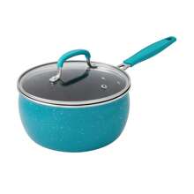 Frontier Speckle 12-Piece Aluminum Cookware Set, Denim Blue