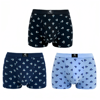 Pack 6 boxer de algodón premium con apertura, calzoncillos de algodón con apertura
