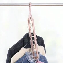 2 piezas Percha para ropa plegable multifuncional, secadora de ropa con 9 agujeros para ahorrar espacio para uso doméstico