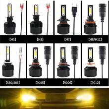 2pcs Strong Light Car Lamp Car Bulb Four Color Conversion H1 H4 H7 9005 9006+H11 6000K LED Headlight Ultra White Kit, Headlight Bulb Fog Light Bulb, ATV UTV Light - H11 - View 10
