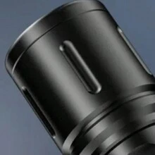 Lampara Tactica Recargable De Bolsillo , Linterna táctica de alta potencia de largo alcance - Negro - Ver 4