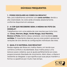 Kit 3 Regatas Femininas Malha Algodão Canelada Ribana Verão Cores Sortidas - Multicolorido - Visão 9