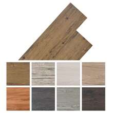Walnut Brown Non Self Adhesive PVC Flooring Planks 5.26 Meters 2mm Thick Durable And Stylish - Brown - View 7