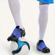 1 双男女款足球防滑硅胶护踝袜、运动护腿套