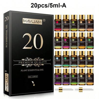  MAYJAM 精油套装，水果香薰油套装，精油套装 - 不同套装适用于扩散器、芳香疗法、蜡烛、香皂