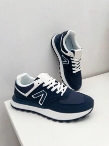 Men's Casual Shoes, New Men's Tennis Collection For 2025, Easy To Drive And Daily, Men's Sports Shoes, Estimated Delivery 1-3 Business Days (Peninsula) - Blue - View 3