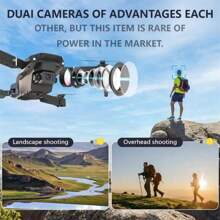 E88pro Foldable Rc Quadcopter Drone With Camera, Wifi Fpv Live Video, Altitude Hold, One-Click Take Off/Landing, 3d Flip, App Control, Multi-Battery Accessories Random Delivery, Christmas/Thanksgiving Gift - E88 Advanced Drone Toy - View 4