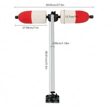 HYYKJ-US PVC Outrigger Arms For Boat Marine Canoe Kayak Stabilizer System Stabilizers Kit - 1 - View 4