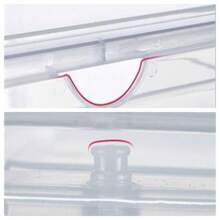 6 Pack Transparent Shoe Storage Boxes Hard Plastic Stackable Shoe Box Organiser