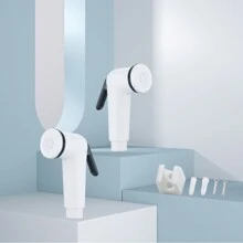 1 Set Bidet Sprayer Single Function Sprayer + Base + Mounting Screws, 2 Pcs Combo, Personal Hygiene Feminine Wash, Bathroom, Yard, Balcony Flushing Sprayer, Toilet Bidet Sprayer, Household Shower Head, Installation On Shower Column, Pet Bath, Washing Machine, Mopping, Watering Plants Etc. - One Size - View 6