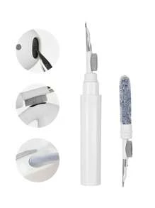 2 件套哑光耳机盒 + 清洁刷套件适用于 1/2/3/4/Pro 保护套 - 清潔筆+耳機殼 - 查看 3