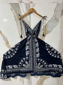 Dress Scarf Cost Naked - Azul - Ver 2