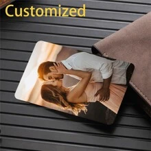 1pc Custom Photo Wallet Card, Personalized Photo Wallet Insert Card, Custom Couple Photo Wallet Card, Multi-Functional, Ornamental, Anti-Mold, Reusable, Adorable, High-Quality, Cute, Colorful, Modern, Custom, Personalized, Unique, Ideal Gifts For Him, Ideal Gifts For Her, Her, Boyfriend, Girlfriend, Dad, Mom, Family, Friends, Son, Daughter, School Students Birthday Graduation