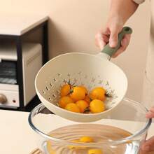 Kitchen Cooking Strainer Colander Skimmer Ladle For Noodles, Meatballs, Vegetables, Draining,Kitchen Accessories, A Must-Have Kitchen Tools Gift For Home Chefs, Space-Saving Storage For Kitchen Organizers , Christmas Kitchen Gifts Idea - One Size - View 4