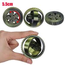 1 件 3.5-6 厘米全新 3D 打印旋转球玩具 O 形陀螺仪重力旋转缓解焦虑减压酷玩具树脂材料