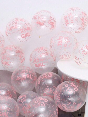 10 个蓝色婴儿沐浴气球，透明气球 12 英寸性别揭示气球，男孩或女孩派对乳胶气球，婴儿沐浴家庭装饰礼物