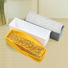 42oz Flexible Silicone Rectangular Soap Mold DIY Bee Honeycomb Rose Design Silicone Mat Perfect For DIY Soap Candle Mkaing Including Sturdy Plastic Boxes - Multicolor - View 8