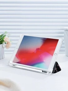 1 件粉色蝴蝶结图案平板电脑保护壳，兼容 iPad 10.2 英寸、iPad Pro 11 英寸 2021/2020/10 代、iPad Mini 4/5/6、Galaxy Tab A8 10.5 英寸 2022、MatePad 10.4 英寸/Tab，带笔架，防震，平板电脑支架保护壳 - 彩色 - 查看 5