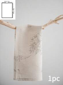 Vintage American Countryside Style Floral Print Napkins, Cute Flowers, Rectangular Hand Towels Suitable For All Seasons - D - View 9