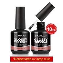 8.5ml/10ml/15ml Clear Base Coat & Top Coat Peel Off Gel Rubber Base Coat Set, UV Light Curing Is Required, And The Long-Lasting Gel Nail Set , Used For DIY Home Salon Manicure Or Gifts For Women Nail Polish. - 無色 - 查看 27