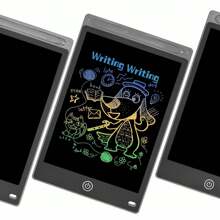 Writing Tablet, 10 Inch Drawing Tablet,Reusable & Erasable Electronic Drawing Tablet, Colorful Screen Educational Graffiti Doodle Board For Boys Girls - Black - View 1