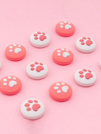  GeekShare 4pcs Cat Claw Design Button Cover Compatible With Switch/Oled/Lite