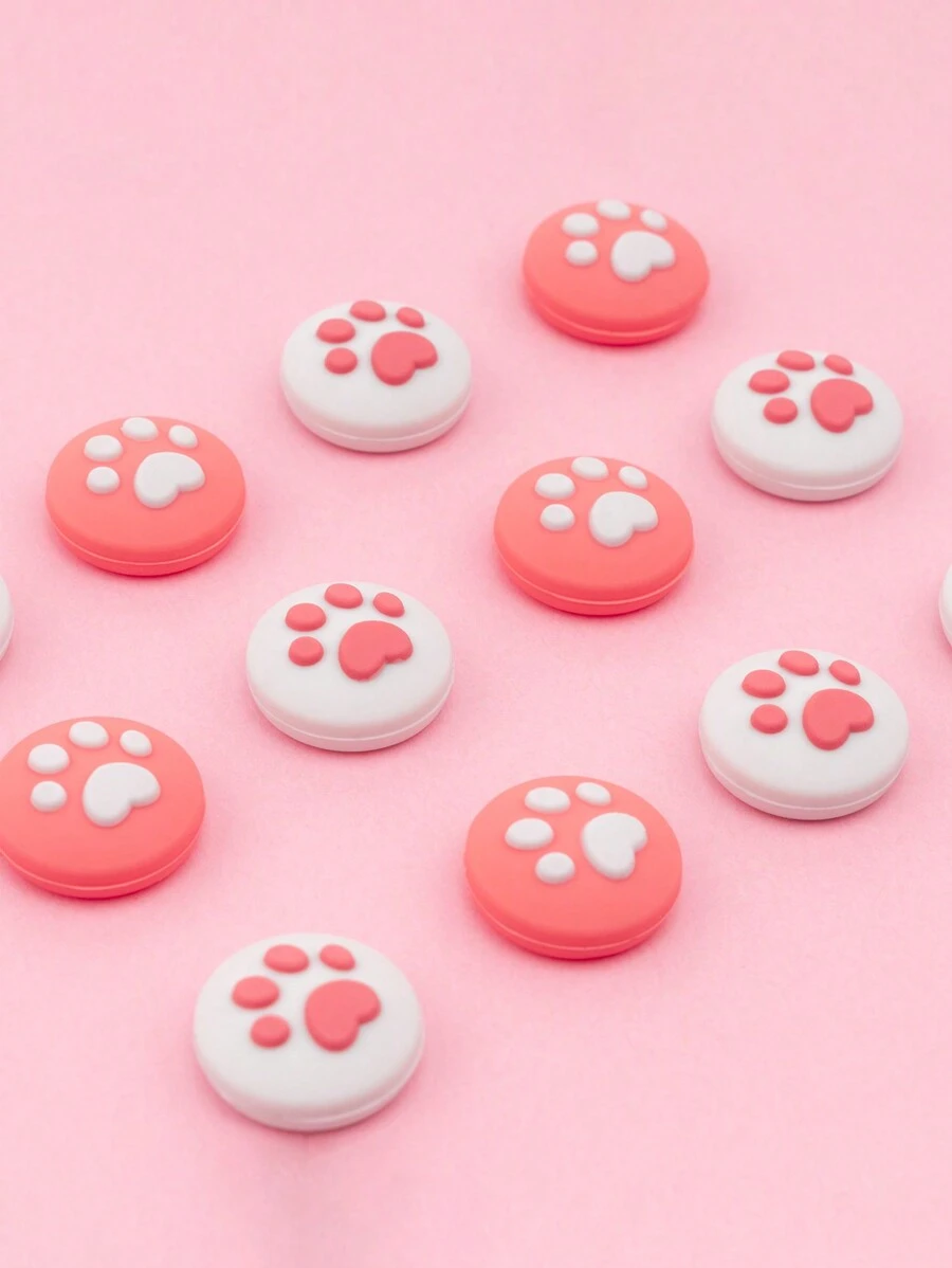 GeekShare 4 nút bấm thiết kế hình móng vuốt mèo tương thích với Switch/Oled/Lite