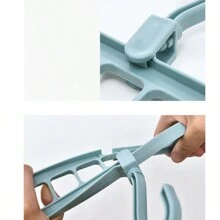 2 piezas Percha para ropa plegable multifuncional, secadora de ropa con 9 agujeros para ahorrar espacio para uso doméstico