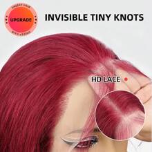 34 Inch 250% Density 99j Burgundy Lace Front Wigs Human Hair 13x4 Body Wave Lace Front Wigs Human Hair  Wine Red Lace Front Wigs Human Hair Wigs For Women - S99J - View 6