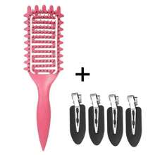 5 件套全新透气卷发刷，用于定义和塑造卷发 - 女性卷发，由 Candybrush 设计 - 彩色 - 查看 13