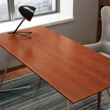 1 Roll Of Wood Grain Self-Adhesive Wallpaper-Peeled And Pasted, Waterproof, Removable, Suitable For Autumn Aesthetic Wall Stickers For Living Room, Kitchen, Bedroom, Dormitory And Furniture Renovation Gifts Birthday Graduation Wall Paper Room Decor Wall Decor - Brown - View 3