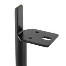 Futchoy Futchoy 4x Base de Muebles Negro 18cm Base de Gabinete Base de Gabinete Pies de Metal Pies de Muebles Base de Pedestal de Acero