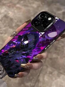 IMD Phone Case Compatible With Iphone, Hard Shell Protective Cover, Cartoon Pattern, Anti-Fall, Marvel Spiderman