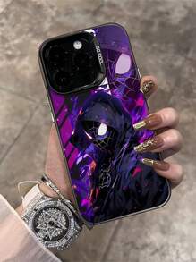 IMD Phone Case Compatible With Iphone, Hard Shell Protective Cover, Cartoon Pattern, Anti-Fall, Marvel Spiderman